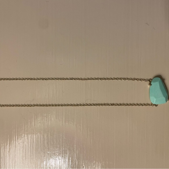 KENDRA SCOTT 'Isla' 14k Gold Plated Magnesite Pendant Necklace - Picture 7 of 7
